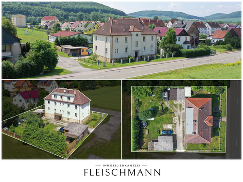 Außenaufnahmen - 13 Zimmer Mehrfamilienhaus, Wohnhaus zum Kaufen in Obermaßfeld