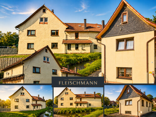 Aussenansicht - Modernisiertes Wohnhaus mit großem Grundstück, Terrasse und Ausbaupotenzial