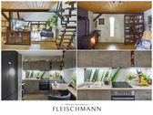 Küche und Wohnraum - 3 Zimmer Doppelhaushälfte in Schleusingen