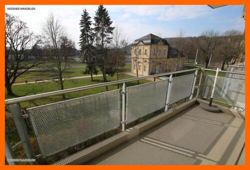 Balkon - Traumlage am Küchengarten! Schöne 1-Raum-Whg. mit EBK, Balkon und Aufzug in Gera-Untermhaus