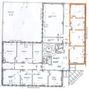 Grundriss gekennzeichnet Raum 8,9,10, 11 - 
