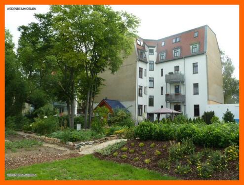 Ansicht hinten - Wohnen am Reußpark-Gera - "Wohnen im Grünen' - 2 Raum Wohnung mit Parkettboden!