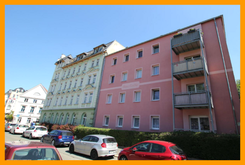 Ansicht - Zentrumsnahe 3-Raum Wohnung mit Balkon, Bad mit Dusche & Wanne!