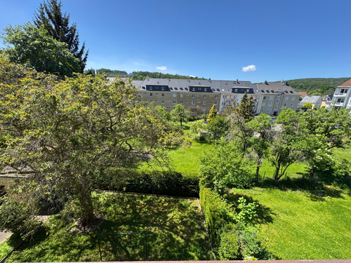 Aussicht - Tierparkseite! Sanierte 3 Raum Whg. mit Balkon & Dusche in Debschwitz!