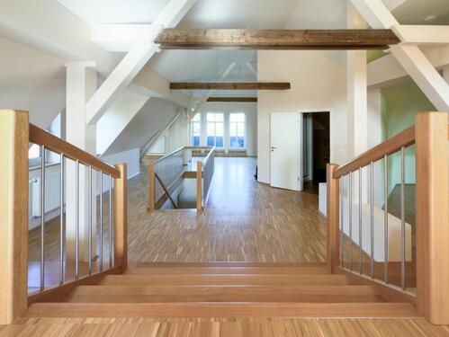 Wohn- / Kochbereich - 2 Zimmer Dachgeschoßwohnung in Gera