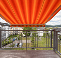 Schicke 3-Raum Wohnung mit modernem Bad, Balkon und Gartennutzung in ruhiger Anliegerstraße! - Gera