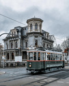 mit historischer Straßenbahn - Wohn- & Geschäftshaus in Gera