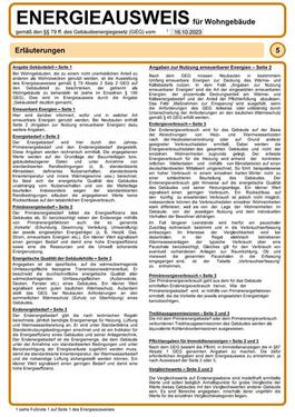 Energieausweis S. 5 - 