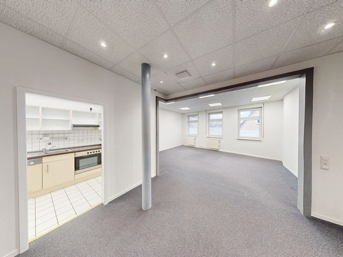 Wohn- Esszimmer - 3 Zimmer Etagenwohnung zum Kaufen in Bingen am Rhein - Dietersheim