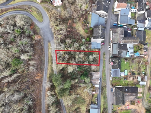 Drohne mit Markierung - Grundstück zum Kaufen in Oberdiebach