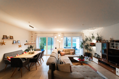 Wohnraum - Doppelhaushälfte mit 107,63 m&sup2; in Grolsheim zum Kaufen