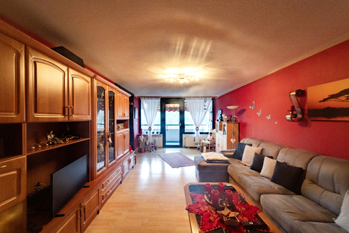 Wohnzimmer - 3 Zimmer Etagenwohnung zum Kaufen in Bingen am Rhein