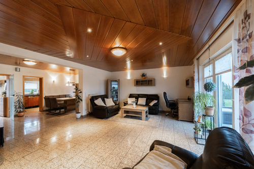 Wohnbereich - Doppelhaushälfte mit 131,03 m&sup2; in Hochborn zum Kaufen