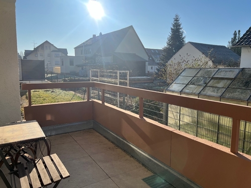 Balkon I - 'Helle 1-Zi.-OG-Wohnung in Wolfschlugen'