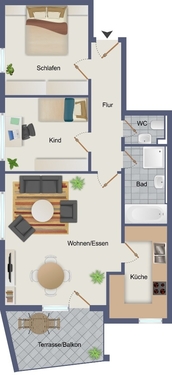 Foto - 3 Zimmer 3- Zimmerwohnung in Esslingen
