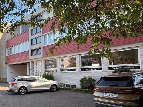 Frontseite - Wohn- und Geschäftshaus in Stuttgart-Vaihingen - solide Kapitalanlage