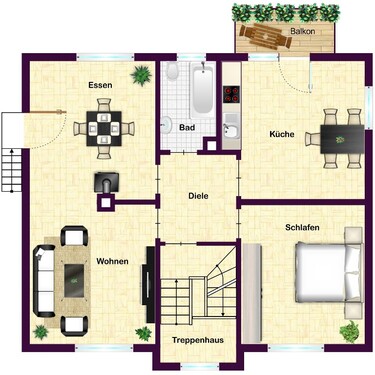 Obergeschoss Internet - 