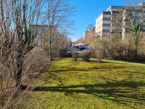 Blick vom Balkon - 'Aufzug, Balkon & Stellplatz – gepflegte 1-Zi.-Wohnung am grünen Stadtrand von Stuttgart-Botnang'