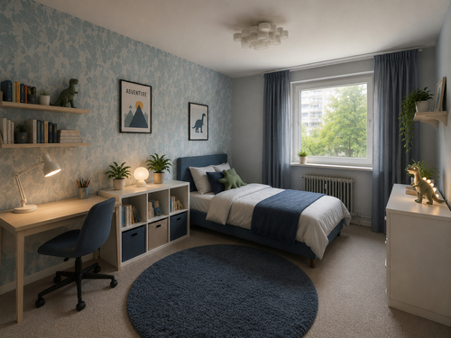 Kinderzimmer II KI-Bild - 