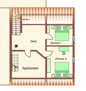 Dachgeschoß groß - 