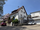 Front - 2 Stellplätze - Zweifamilienhaus mit 203,88 m&sup2; in Steinheim am Albuch / Söhnstetten zum Kaufen
