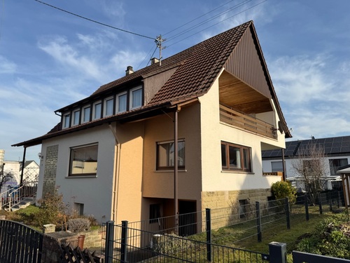 Ansicht Südwest - 'Solide gebautes 1-2 Familienhaus in guter Lage von Böblingen-Dagersheim'