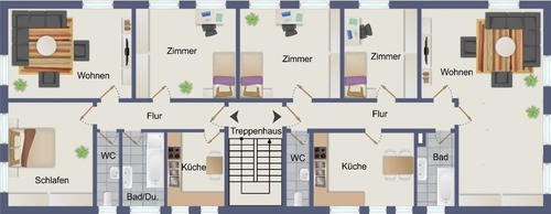 Erdgeschoss - Mehrfamilienhaus, Wohnhaus mit 530,00 m&sup2; in Nürtingen zum Kaufen