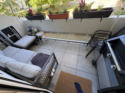 Balkon - 2 Zimmer Erdgeschoßwohnung in Stuttgart / Möhringen