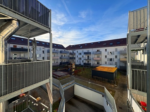 Balkon - Wohnglück in Mettingen: Großzügige 3,5-Zimmer-Wohnung mit Neubaucharakter