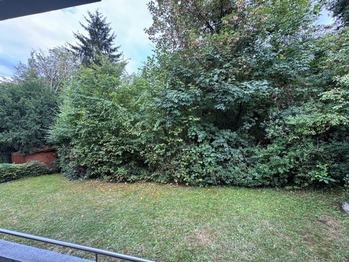Blick vom Balkon - 2 Zimmer Erdgeschoßwohnung zum Kaufen in Stuttgart / Rohr