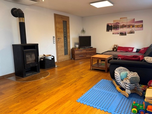 Wohnzimmer EG - 5 Zimmer Doppelhaushälfte zum Kaufen in Altusried-Muthmannshofen