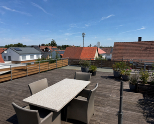 Wohnen mit Blick auf das Brenzer Schloss - Großzügige 4-Zimmer Wohnung mit Dachterrasse in Sontheim - Sontheim an der Brenz