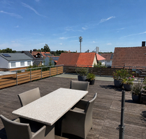 Wohnen mit Blick auf das Brenzer Schloss - Großzügige 4-Zimmer Wohnung mit Dachterrasse in Sontheim - Sontheim an der Brenz