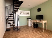 Wohnen mit Treppe zum Studio - 