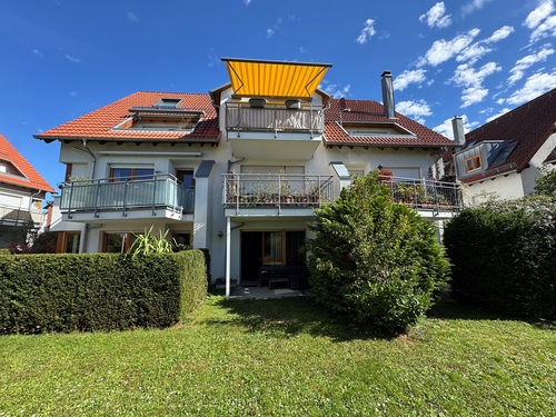 Gartenansicht - 'Ideale Studentenwohnung bzw. Kapitalanlage in ruhiger und zentraler Lage von Stuttgart-Vaihingen'