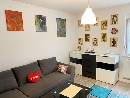 Wohnzimmer - freie 3-Zi-OG-ETW in Weißenhorn