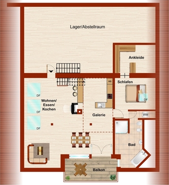 Dachgeschoss - 