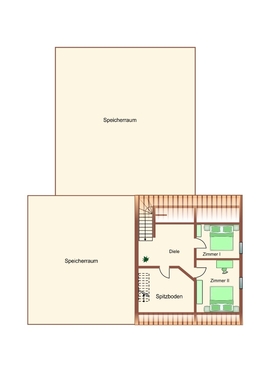 Dachgeschoß klein - 