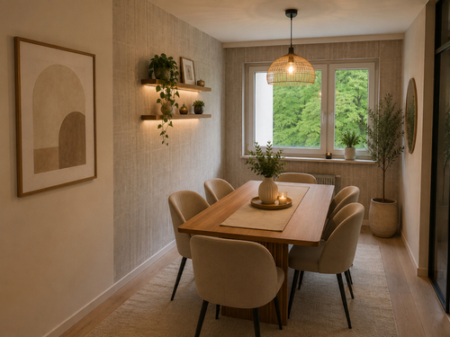Esszimer KI-Bild - 4.5 Zimmer 4.5 Zimmerwohnung zum Kaufen in Stuttgart / Hoffeld