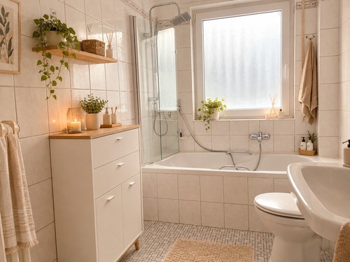 Badezimmer KI-generiert - 