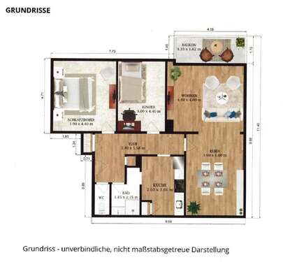 Foto - Wohnung zum Kaufen in Saarbrücken Sankt Johann 160.000,00 € 91.77 m²