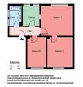 Wohnung zum Mieten in Castrop-Rauxel 439,00 € 58.4 m²