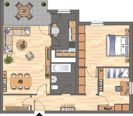 Foto - Wohnung zum Mieten in Neustadt an der Weinstraße 769,00 € 72.2 m²