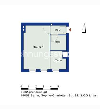 Foto - Wohnung zum Mieten in Berlin 120,00 € 32 m²