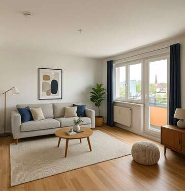 Foto - Wohnung zum Mieten in Mühlhausen 399,44 € 73.97 m²