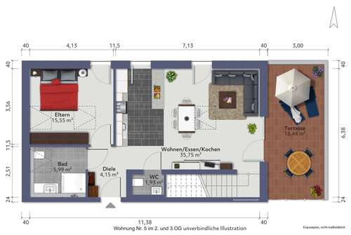 Foto - Wohnung zum Kaufen in Aspach-Großaspach 604.000,00 € 104.27 m²