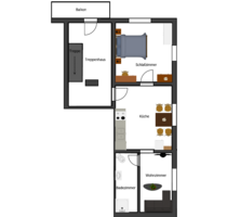 Wohnung zum Mieten in Kollnburg 405,00 € 46 m²