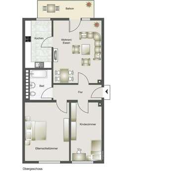 Foto - Wohnen auf Zeit in Düsseldorf 1.295,00 €