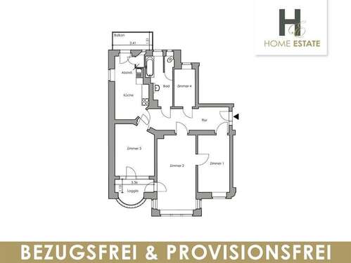 Foto - Wohnung zum Kaufen in Leipzig 410.000,00 € 100 m²