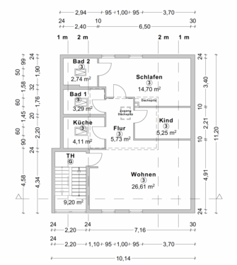 Foto - Wohnung zum Kaufen in Untergrombach 179.000,00 € 64 m²